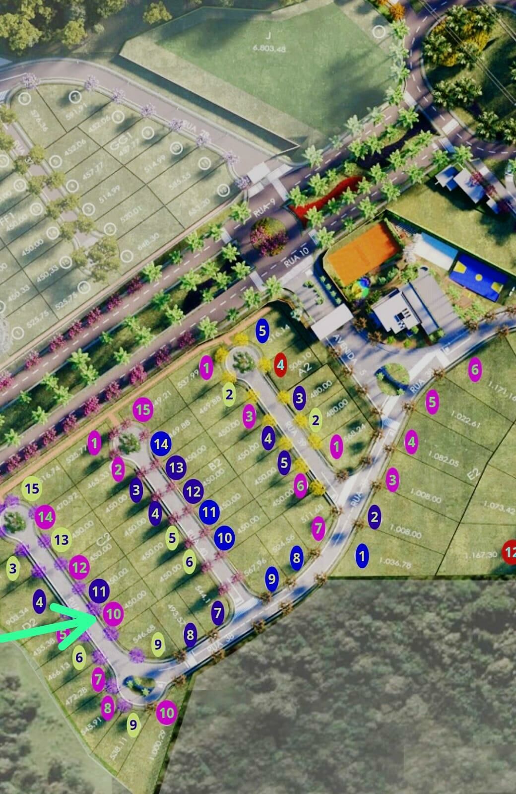 Imagem do imóvel Lindo lote Ville Sainte Anne La Colline 450m² C2-10